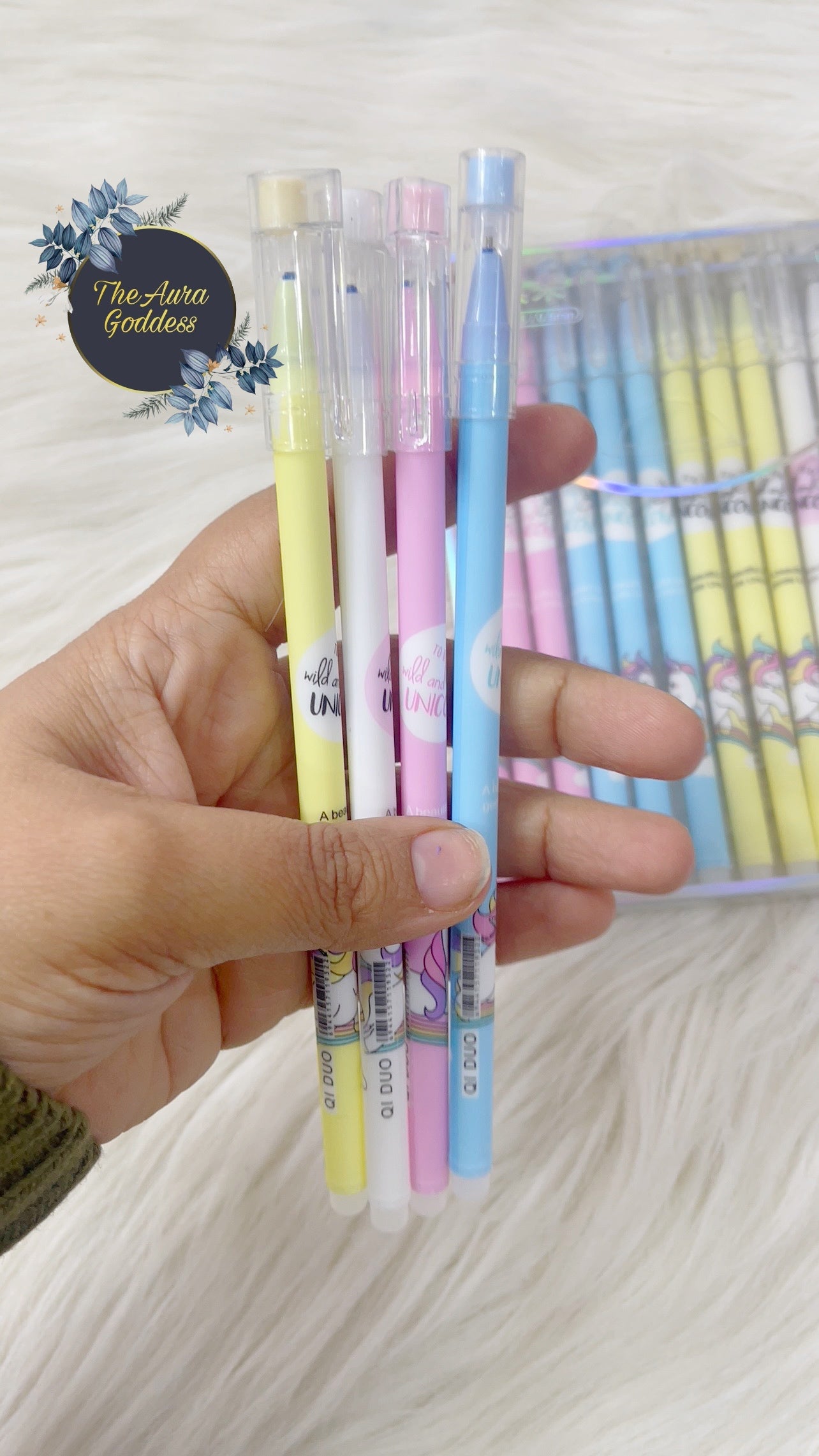 3 Styles Multicolor Pen Set, Cute pens,Unicorn Pens Unicorn