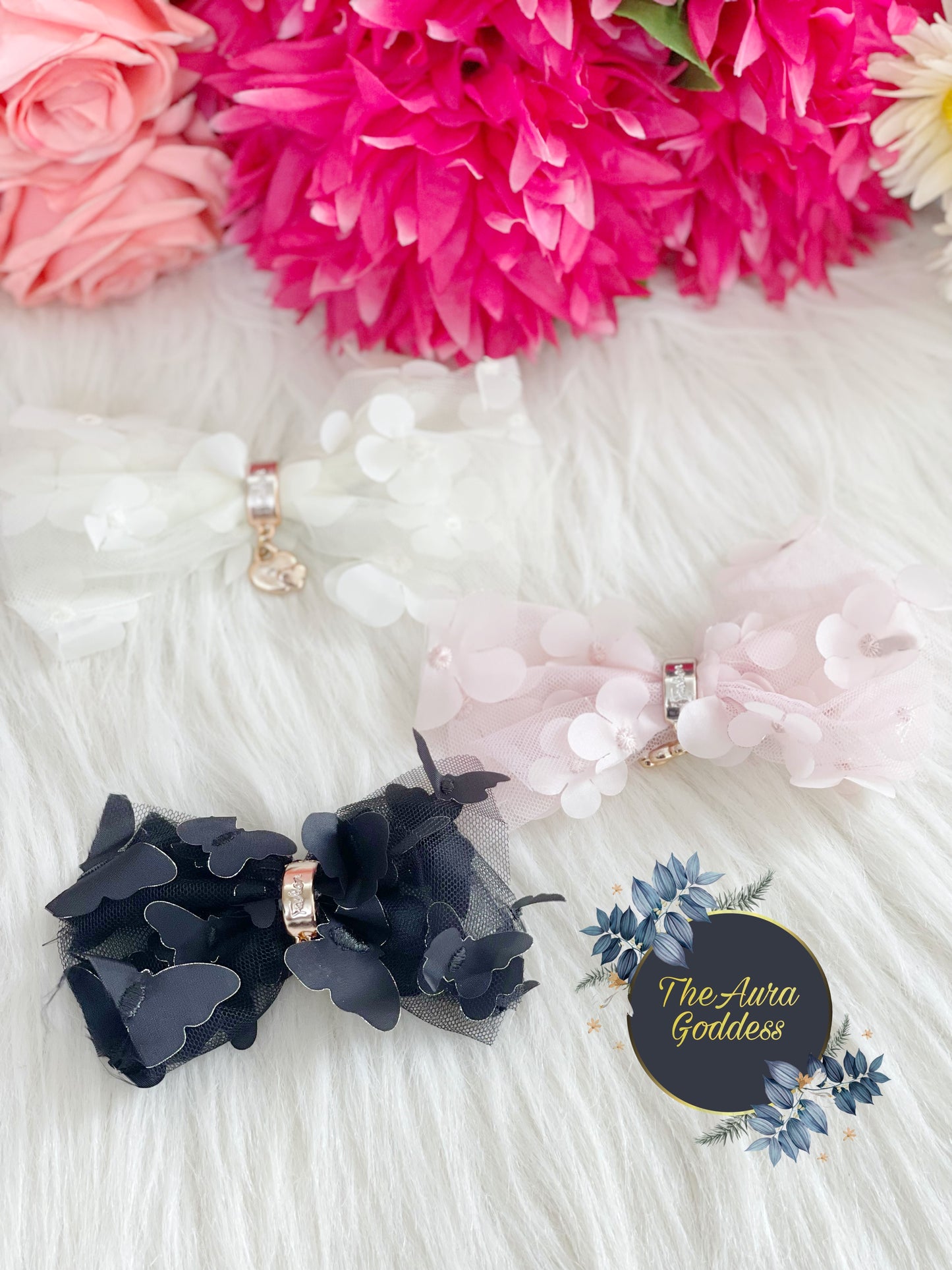 Bow clip party wear