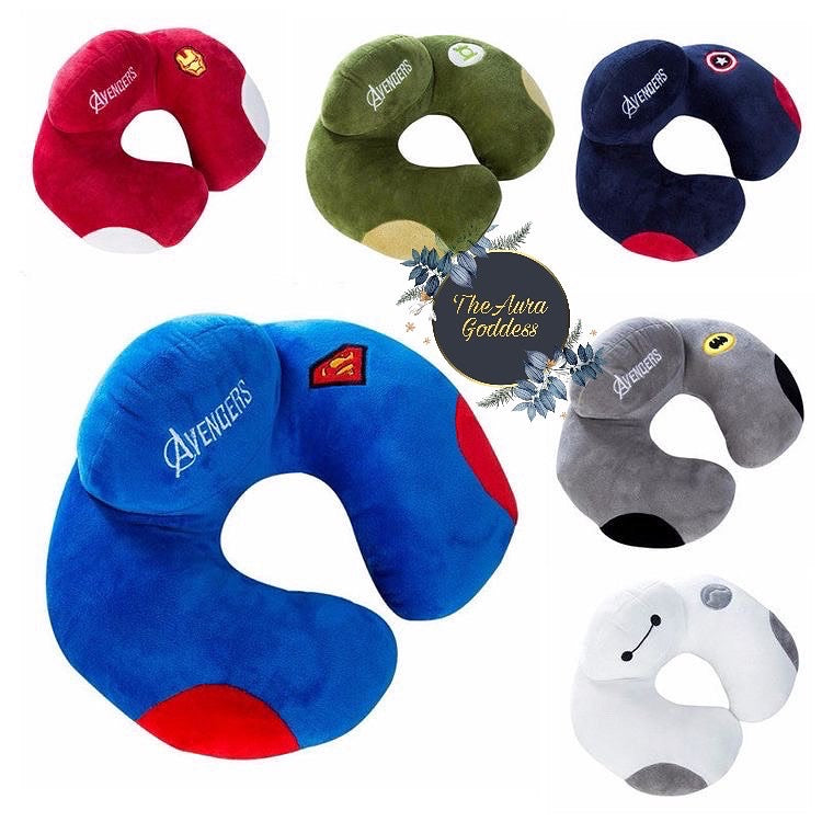 Avengers character U shape neck pillow