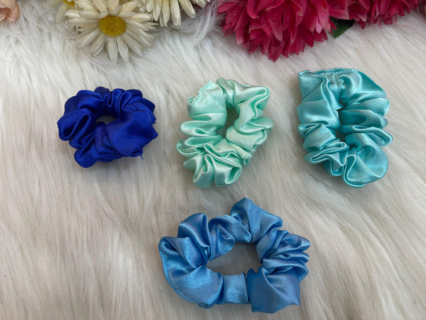 Satin scrunchies