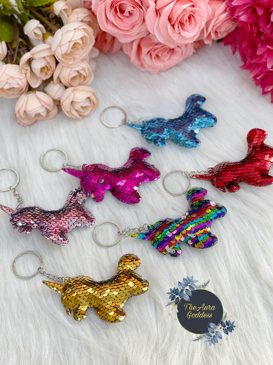 Unicorn sequence keychain