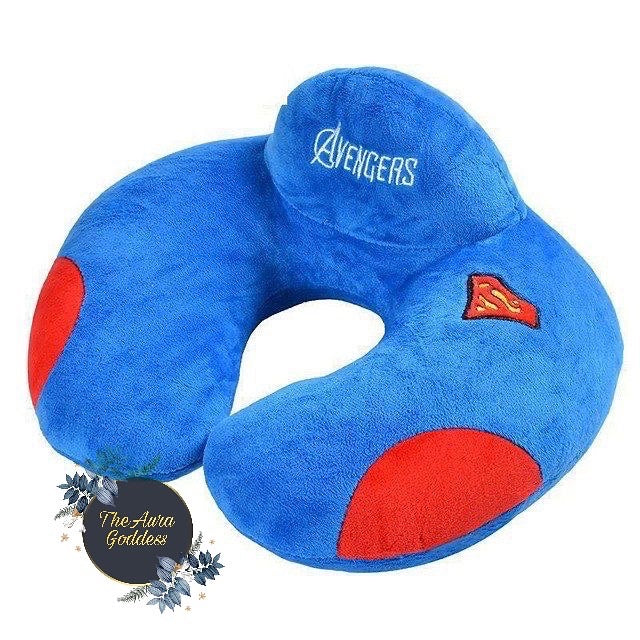 Avengers character U shape neck pillow